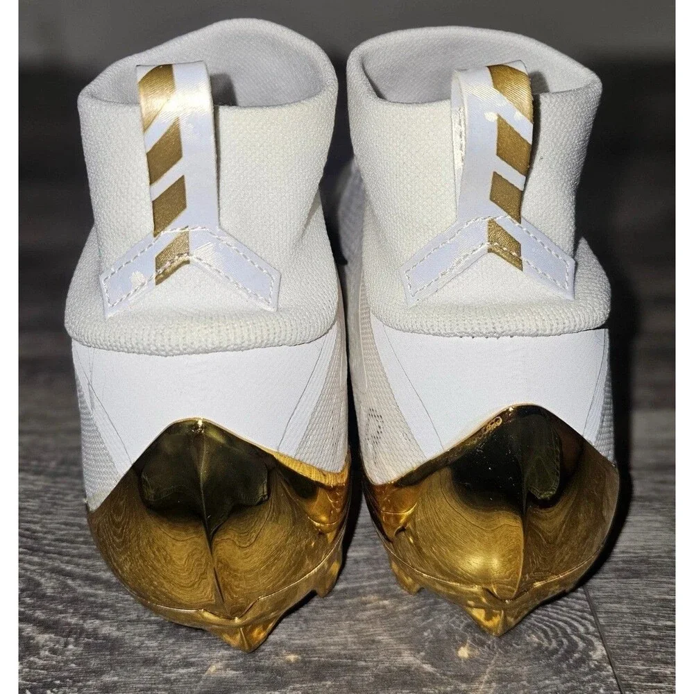 Size 11 Nike Vapor Untouchable Pro 3 PRM Football Cleats Gold White AQ0634-007